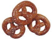 Brezel klein 3er Set 12 x 10cm,  PVC