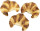Croissants/Gipfeli 3 Stück 10 x 8 x 4cm