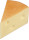 Emmentalerkäse-Ecken 4er Set 9 x 6 x 5cm,  PVC
