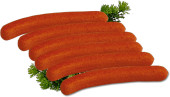 Würstchen lang rot 6er Set Ø 2,5 x 16,5cm