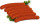 Würstchen lang rot 6er Set Ø 2,5 x 16,5cm