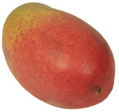 Mango natural rot/grün 15 x 9 x 8cm
