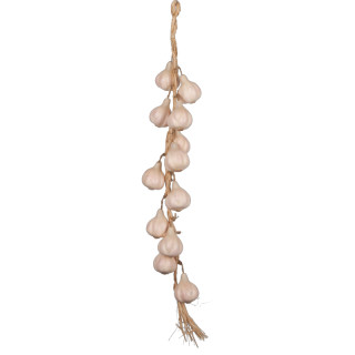 Knoblauchzopf natural 68cm 12-tlg.
