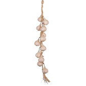Knoblauchzopf natural 68cm 12-tlg.