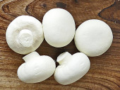 Champignons 5er Set crème Ø 4,5cm