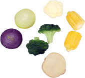 Gemüse-Mix 8-tlg.geschnitten 6 - 7 cm gross, Kohl,...