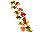 guirlande de feuilles dautomne 175cm
