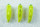 Paprika spitz gelb 3er Set 16cm lang Kunststoff