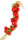 Tomatenzopf rot 50cm lang  20-tlg. PVC