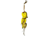 Bananenzopf gelb 15-tlg. 50cm lang, PVC