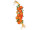 Orangenzopf orange/grün 50cm lang mit 20 Orangen