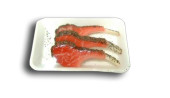 Lammkeulen roh 3er Set in Styroschale, 13x4,5x2cm