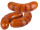 Cervelat/Chlöpfer 3 Stk. Querschnitte, Ø 3,5 x 13cm