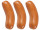 Cervelat/Chlöpfer roh 3 Stk. Ø 3,5 x 11,5cm