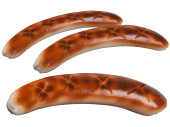 Bratwurst weiss gegrillt "Kreuzschnitte" 3...
