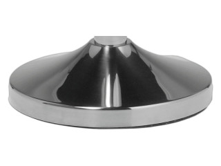 Personenleitsystem Classic Bodenplatte Ø 31cm chrom zu 101186 + 101189