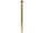 Personenleitsystem Classic Stange 100cm gold Kugel-Spitze, 4-Wege-Halter