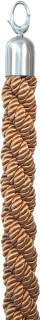 Personenleitsystem Classic Kordel 150cm bronze/chrom geflochten