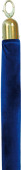 Personenleitsystem Classic Kordel 150cm blau/gold Samt