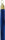 Personenleitsystem Classic Kordel 150cm blau/gold Samt