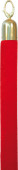 Personenleitsystem Classic Kordel 150cm rot/gold Samt