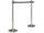 Personenleitsystem ausziehb. Edelstahl, Gurt 210cm grau