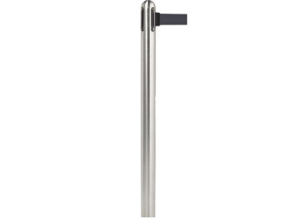 Personenleitsystem ausziehb. Edelstahl, Gurt 210cm schw.