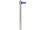 Personenleitsystem ausziehb. Edelstahl, Gurt 210cm blau