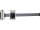 Personenleitsystem ausziehb. Wandhalter Stahl, Gurt 210cm grau