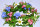 fleur des alpes couronne colorée Ø 28cm