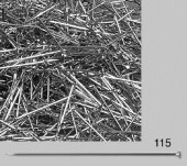 Eisenstecknadeln vernickelt 50mmx1.20mm 115 500g/Krt.