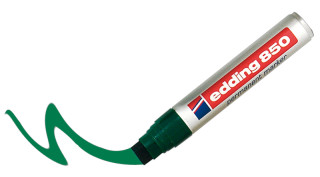 Stift Edding 850 grün Keilspitze 6-16mm wasserfest Permanentmarker nachfüllbar