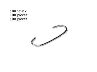 C-Haken verzinkt Ø 2mm 39mm hoch 100 Stk./Pack