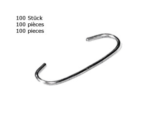 C-Haken verzinkt Ø 2mm 60mm hoch 100 Stk./Pack