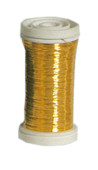 Floristendraht gold 0.30mm 100gr. auf Spule