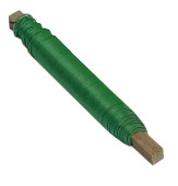Wickeldraht grün lack. matt 0.65mm 100gr. auf Holzstab