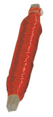 Dekolackdraht met.-rot 0.50mm 100gr. auf Holzstab