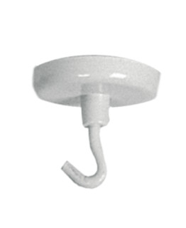 Deckenmagnet rund weiss 32mm Tragkraft ca. 8 kg