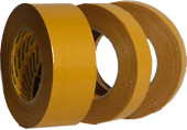 Klebeband doppels. transp. 15mm x 50m/Rolle Vliesträger