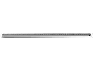 Aluminium-Lineal 100cm lang mit rutschhemmendem Gummi