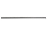 Aluminium-Lineal 50cm lang mit rutschhemmendem Gummi