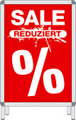 Plakat Sale-Reduziert-% DIN A1 59.4x84cm Papier