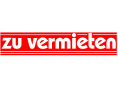 Ankleber "zu vermieten" 14 x 70cm...