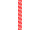 Ankleber %-Zeichen x8 13x99cm senkrecht Klebefolie rot/weiss