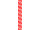 Ankleber %-Zeichen x8 13x99cm senkrecht Klebefolie rot/weiss