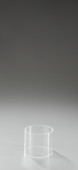 Rohrsäule offen glasklar 7,5cm hoch x Ø 10cm,...