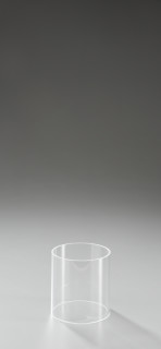 Rohrsäule offen glasklar 10cm hoch x Ø 10cm, 3mm