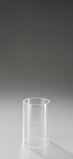 Rohrsäule offen glasklar 15cm hoch x Ø 10cm, 3mm