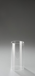 Rohrsäule offen glasklar 20cm hoch x Ø 10cm, 3mm