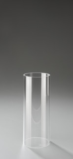 Rohrsäule offen glasklar 25cm hoch x Ø 10cm, 3mm